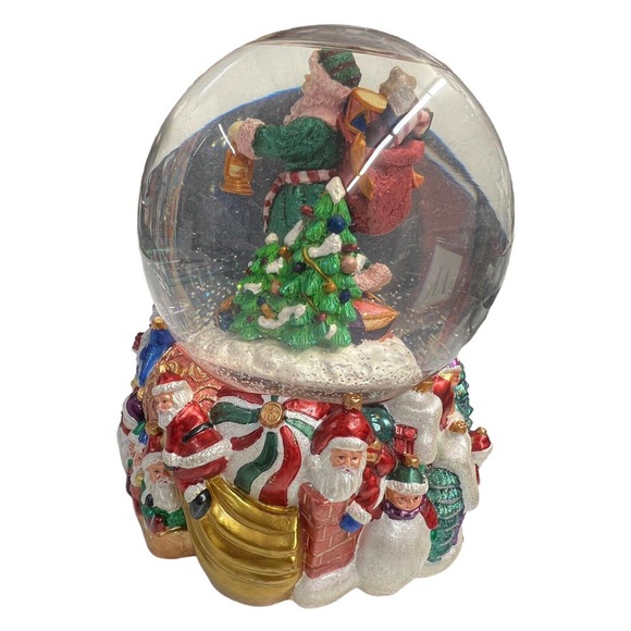 Vintage Christopher Radko‎ Santa Ltd Ed Snow Globe Musical #4078 Of 5000 - Picture 2 of 9